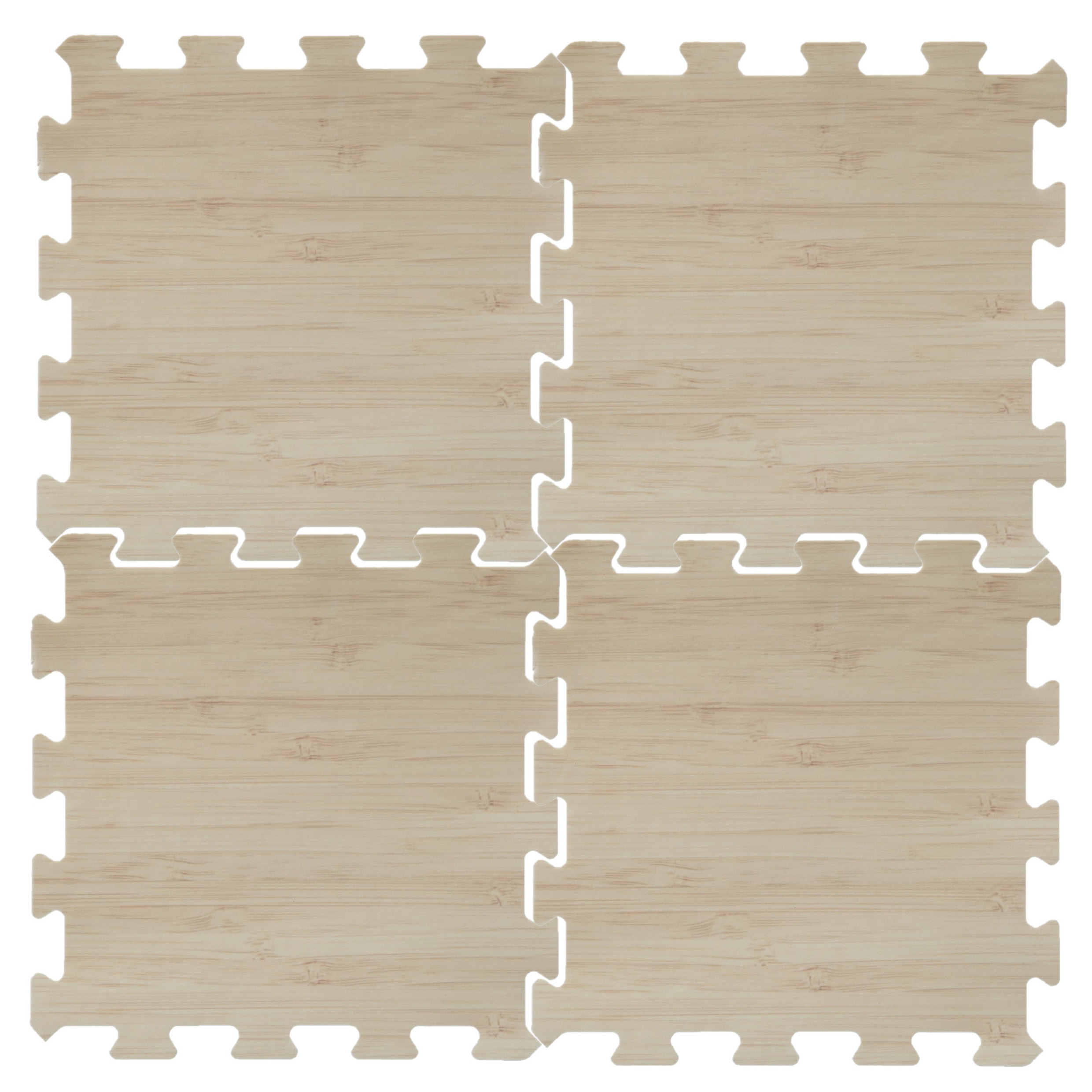 16x stuks Foam puzzelmat zwembadtegels/fitnesstegels hout 50 x 50 cm -