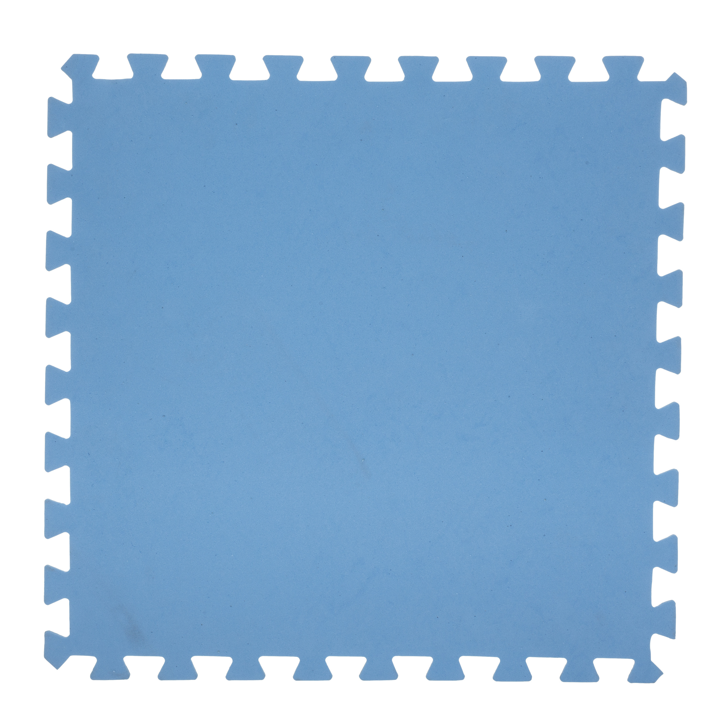 8x stuks Foam puzzelmat zwembadtegels/fitnesstegels blauw 50 x 50 cm -