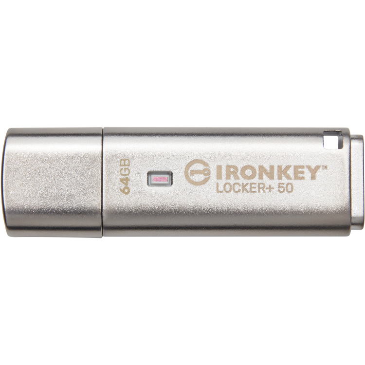 Kingston IronKey Locker+ 50 64 GB usb-stick USB-A 3.2 Gen 1 (5 Gbit/s)