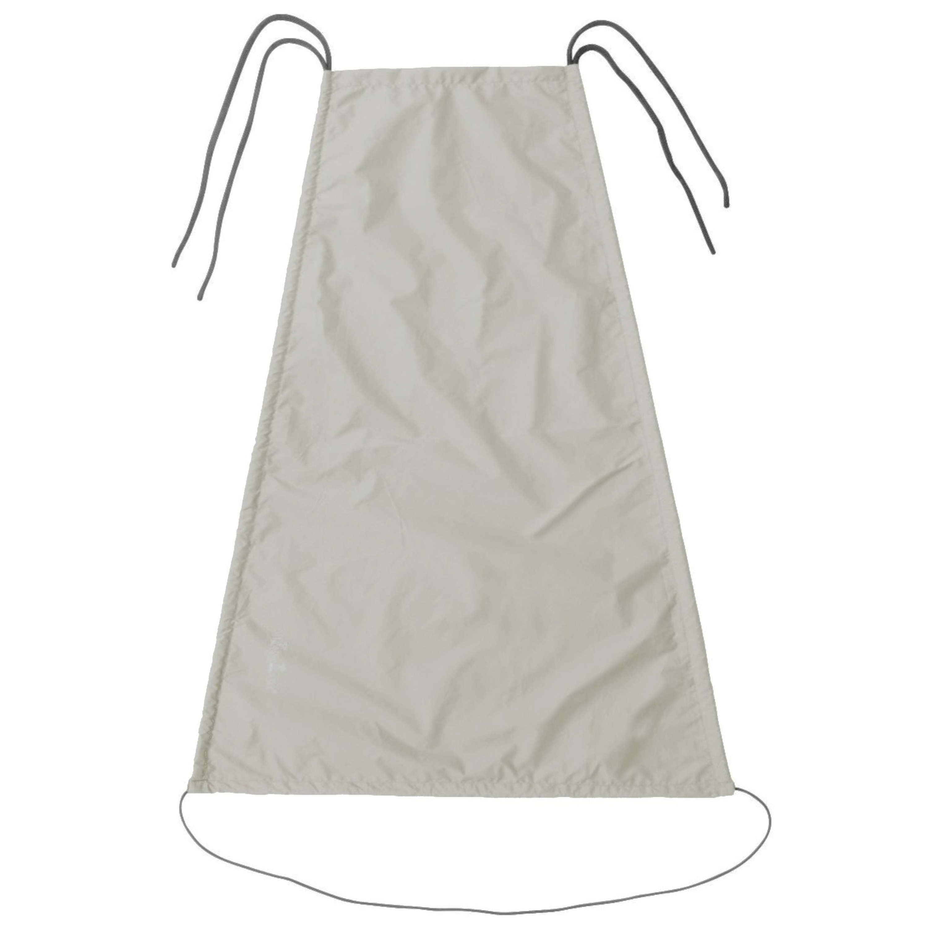 Zonnescherm/schaduwdoek voor kinderwagen licht grijs -