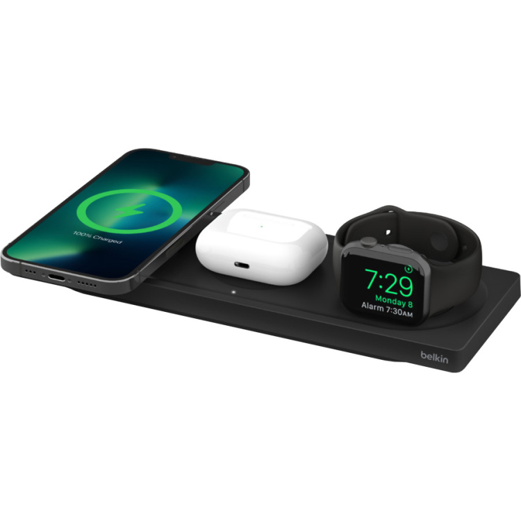 Belkin BoostCharge Pro 3-in-1 draadloos laadstation met MagSafe oplaadstation