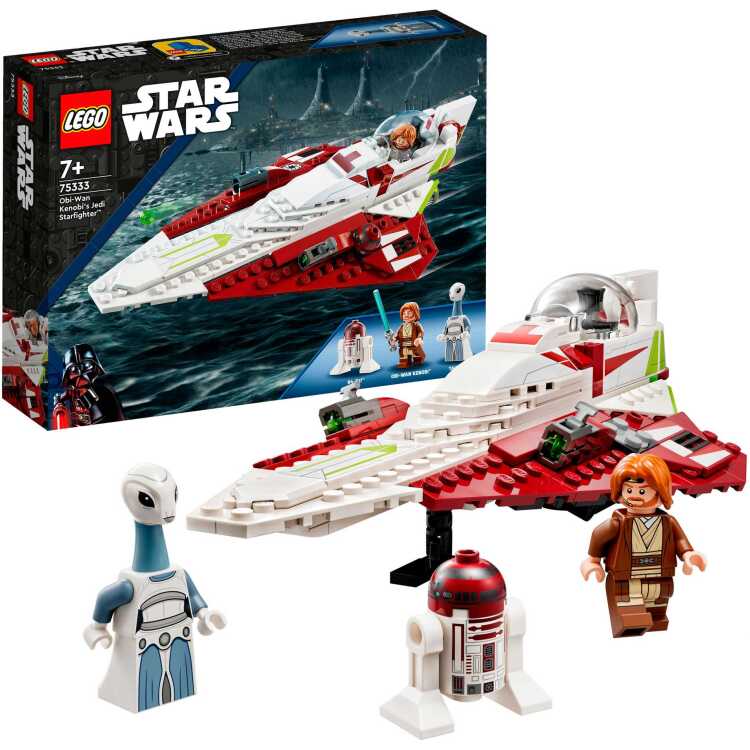 LEGO Star Wars - De Jedi Starfighter van Obi-Wan Kenobi constructiespeelgoed 75333