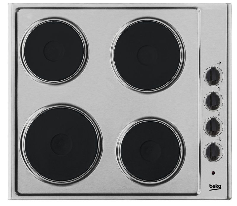 Beko HIGE64100X Elektrische inbouwkookplaat Grijs