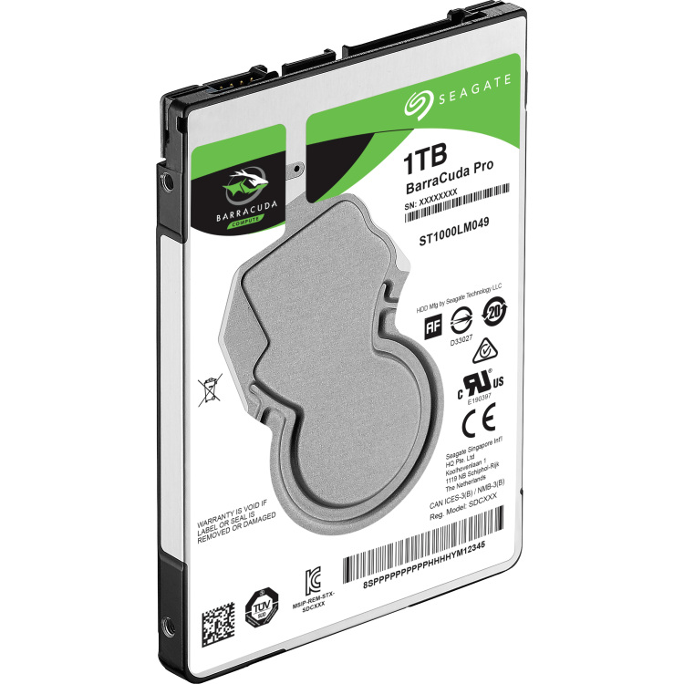 Seagate BarraCuda, 1 TB harde schijf ST1000LM049, SATA/600