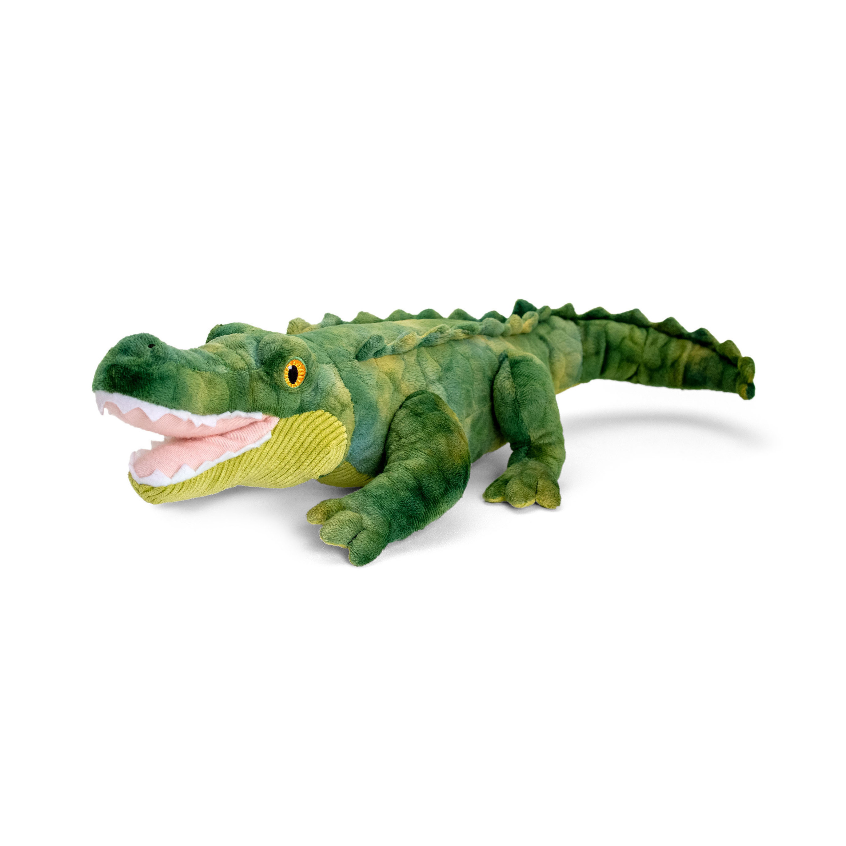 Knuffeldier Krokodil - zachte pluche stof - premium kwaliteit knuffels - groen - 43 cm -