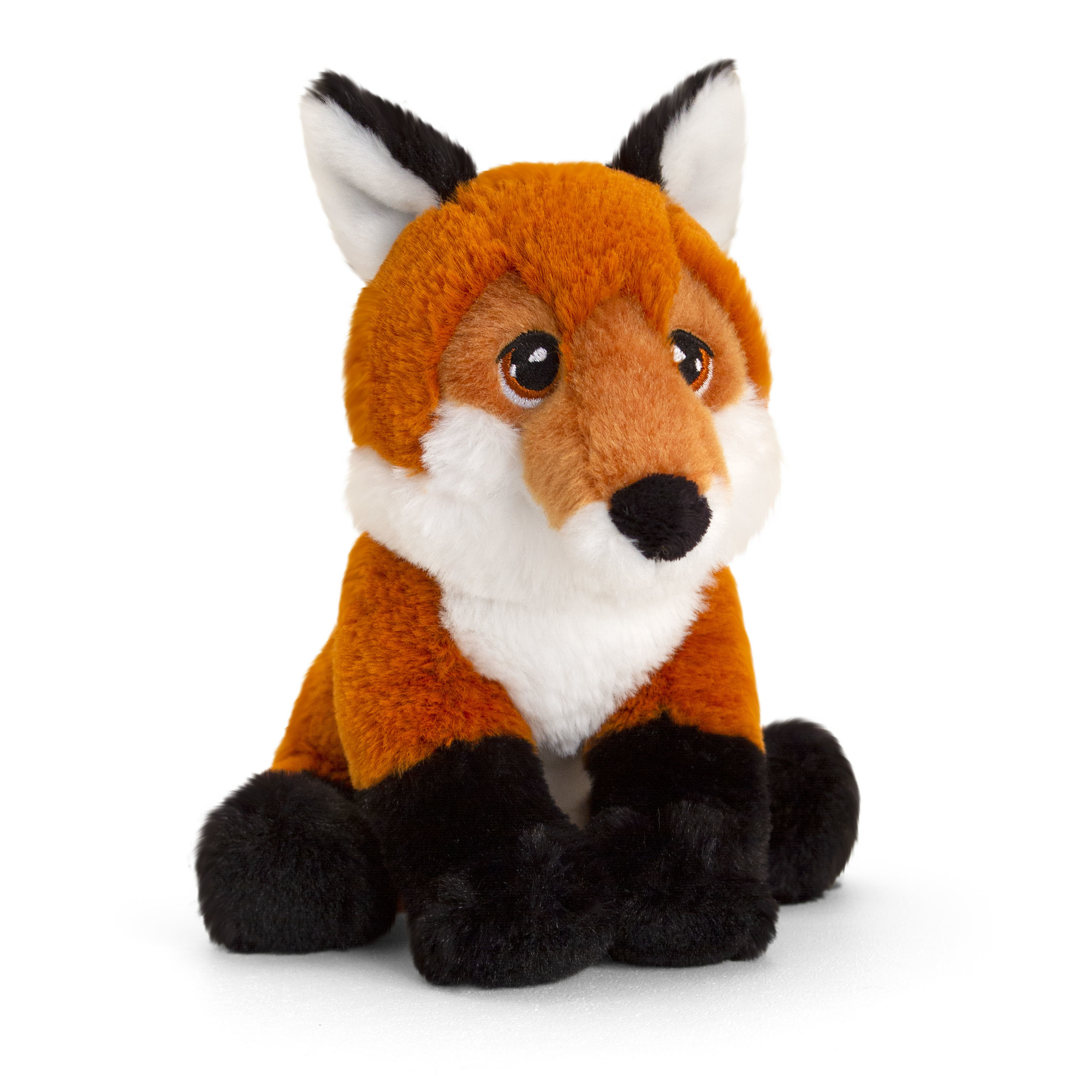 Pluche knuffel dier vos 18 cm -