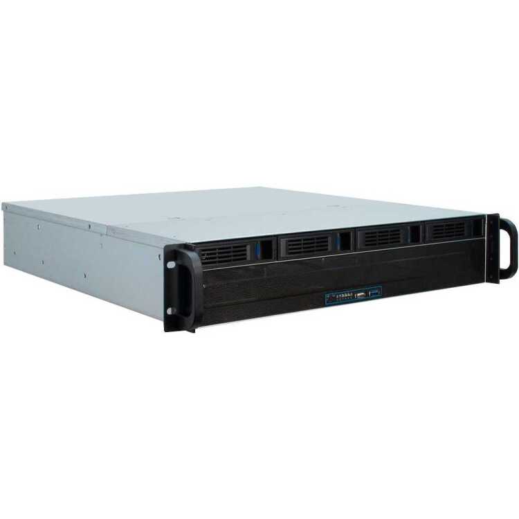 Inter-Tech IPC 2U-2404L SATA server behuizing 1x USB-A 2.0, 1x USB-A 3.2 (5 Gbit/s)