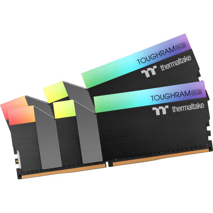 Thermaltake 16 GB DDR4-4600 Kit werkgeheugen R009D408GX2-4600C19A, TOUGHRAM RGB, XMP