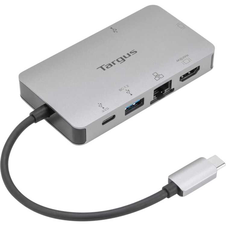 Targus USB-C DP Alt Mode Single Video 4K HDMI/VGA Docking Station dockingstation + 100W Power Delivery