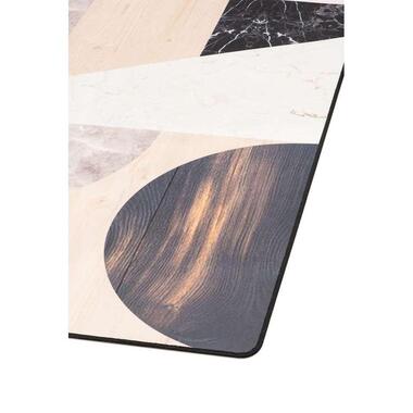 Tarkett vloerkleed Finally Vinyl™ Gemengde materialen - zwart - 166x196 cm - Leen Bakker