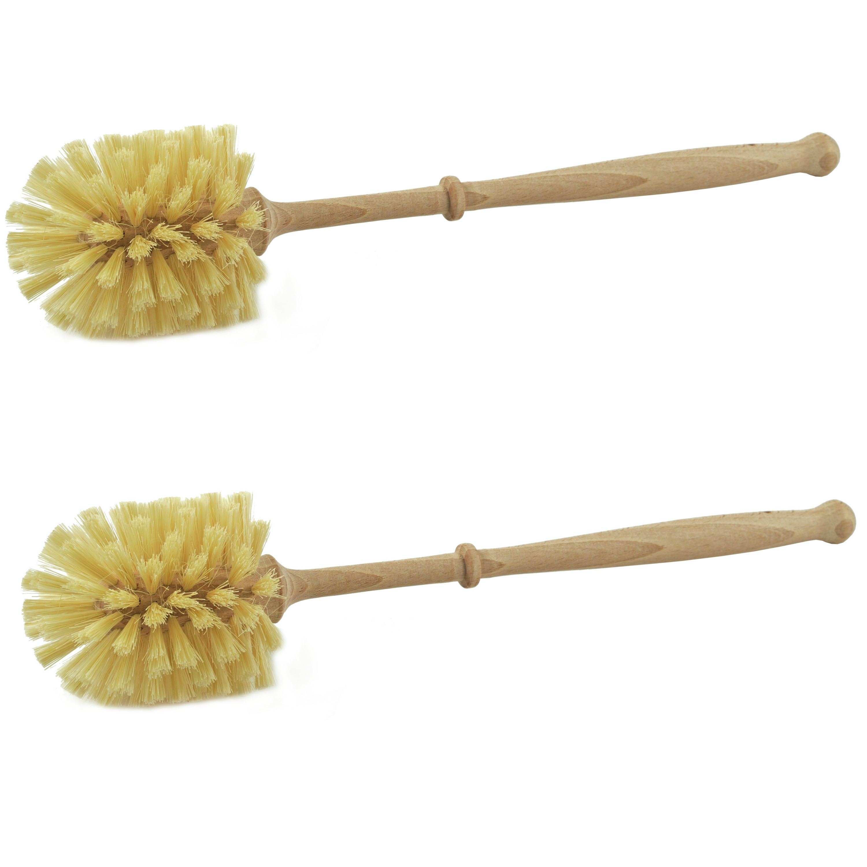 2x stuks Sorx losse toiletborstel 36 cm van hout -
