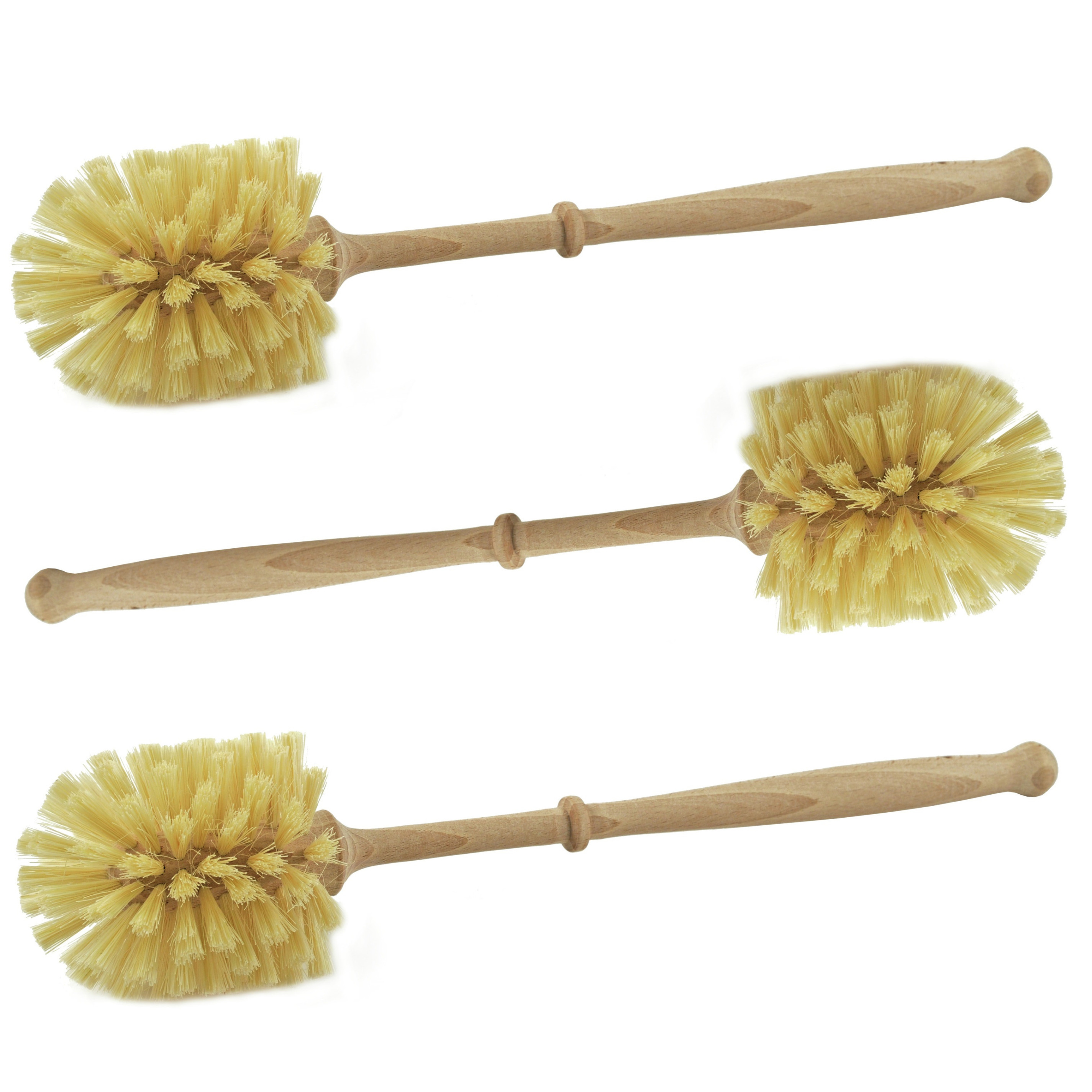 3x stuks Sorx losse toiletborstel 36 cm van hout -