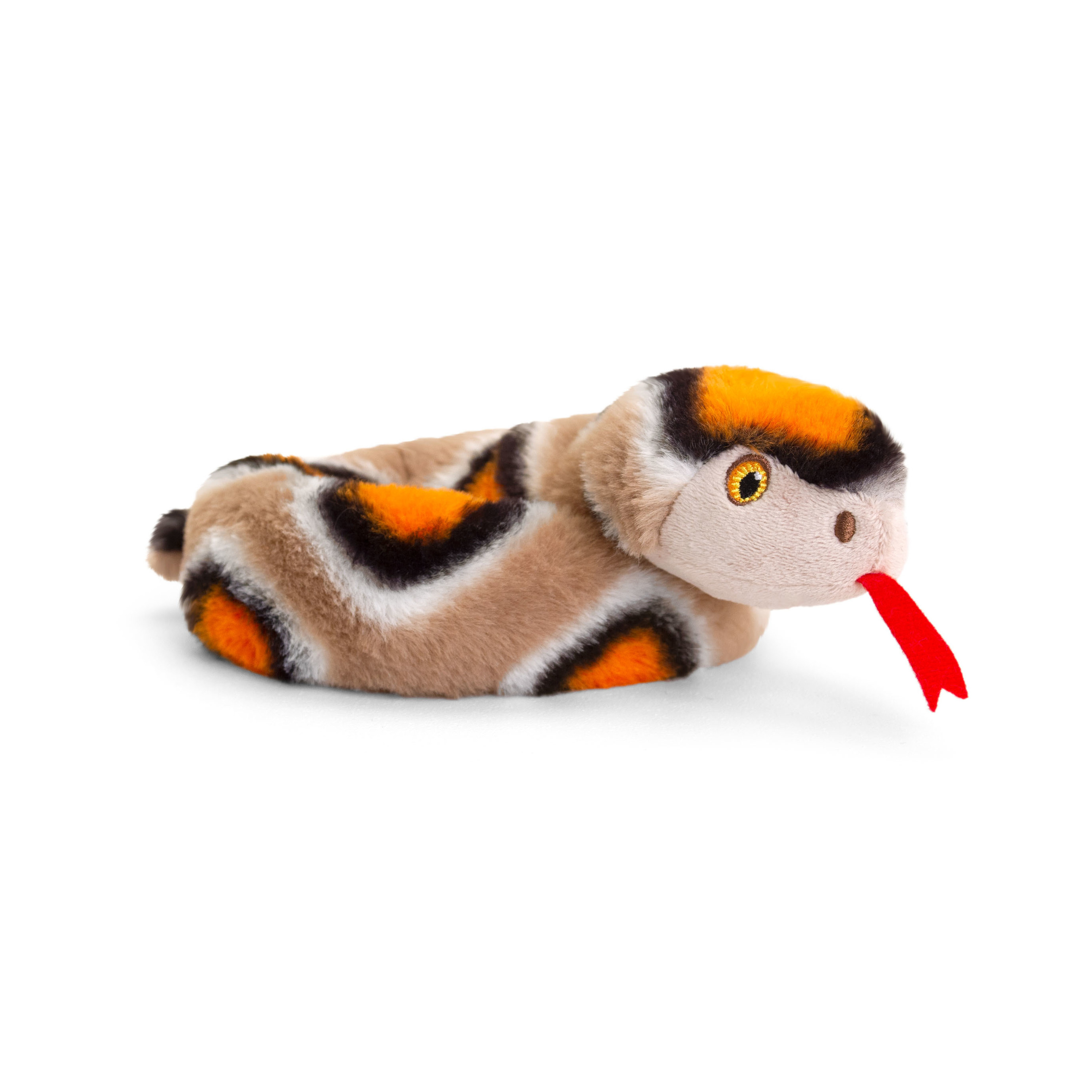 Knuffel slang - bruin - pluche - knuffeldier - 65 cm -