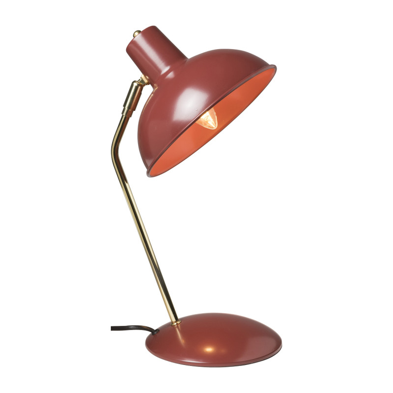 Bureaulamp - rood - 39 cm