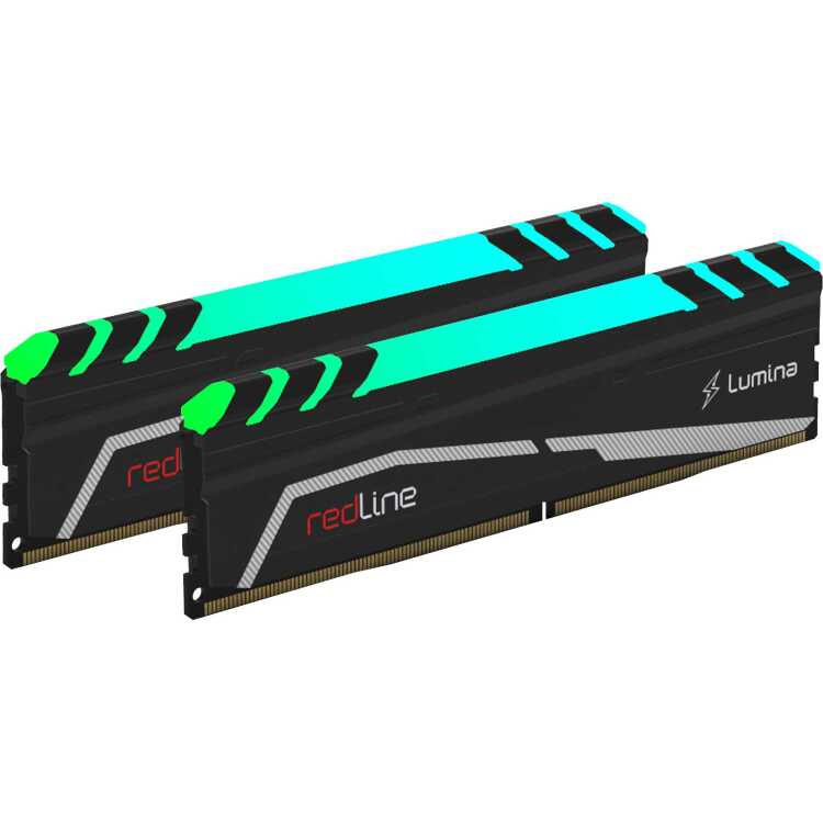 Mushkin 64 GB DDR4-3600 Kit werkgeheugen MLA4C360GKKP32GX2, Redline Lumina RGB, XMP