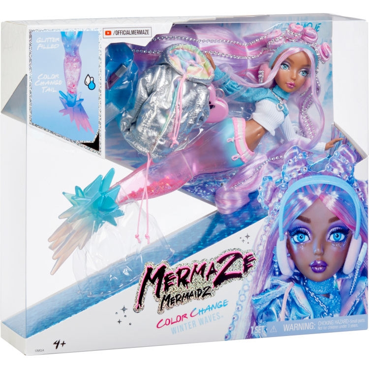 MGA Entertainment Mermaze Mermaidz - Color Change Winter Waves Harmonique pop