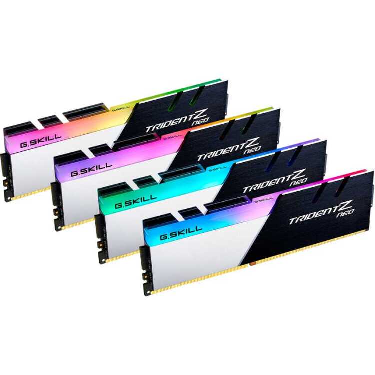 G.Skill 32 GB DDR4-3600 Quad-Kit werkgeheugen F4-3600C16Q-32GTZNC, Trident Z Neo, XMP