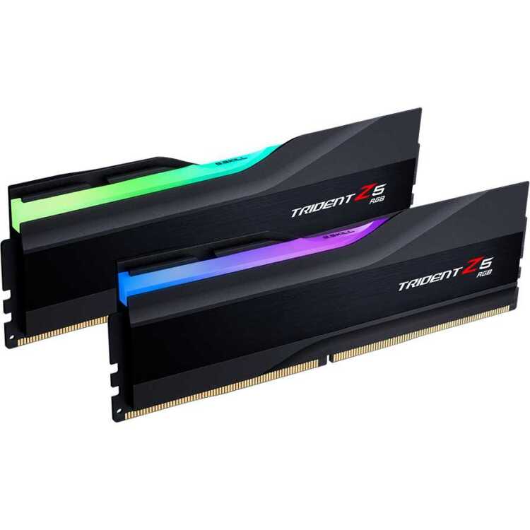 G.Skill 32 GB DDR5-5200 Kit werkgeheugen F5-5200J3636C16GX2-TZ5RK, Trident Z5 RGB, XMP