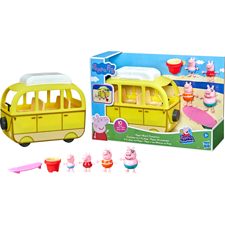 Hasbro Peppa Pig Peppa's Strand Camper speelfiguur