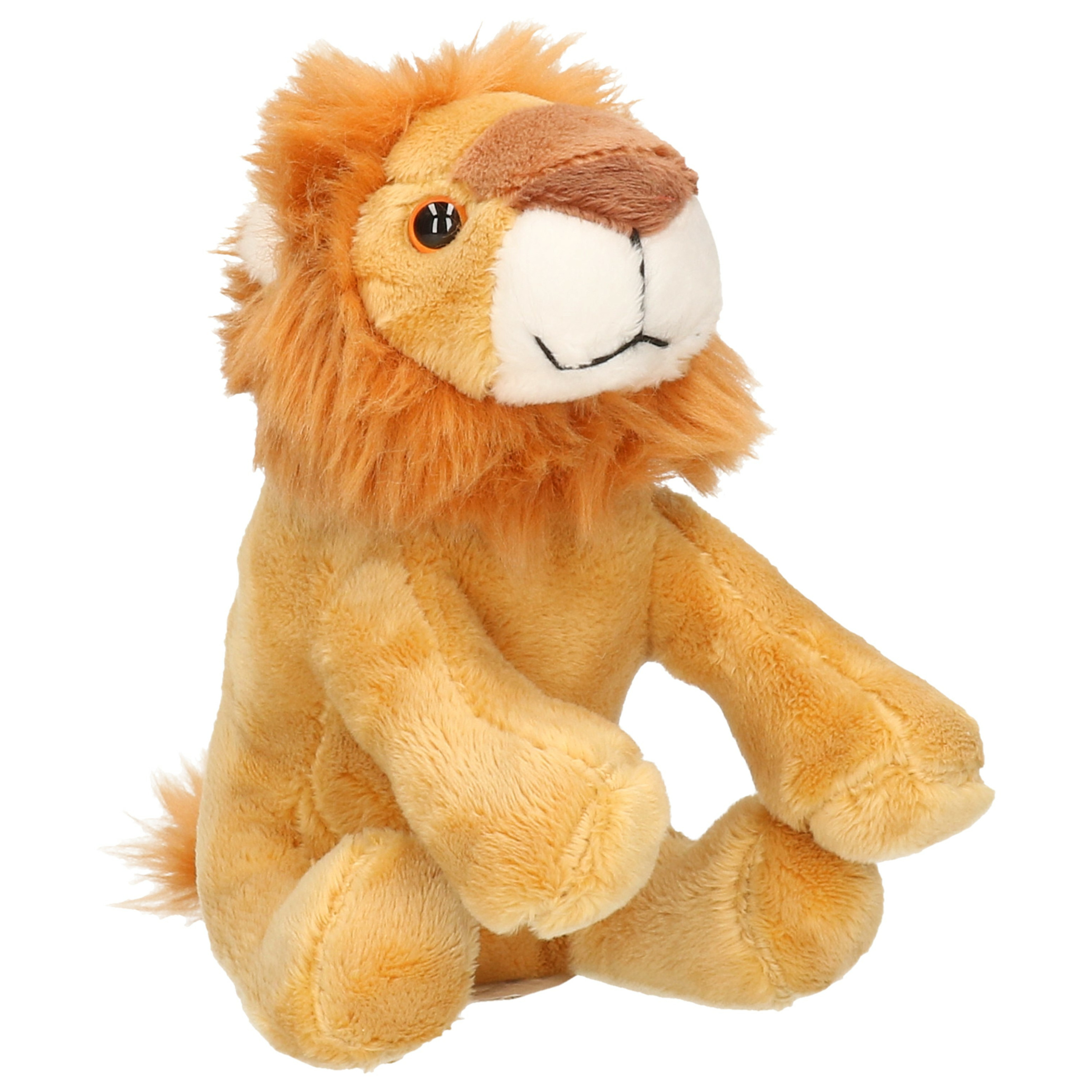 Pluche knuffel dieren Leeuw van 21 cm -