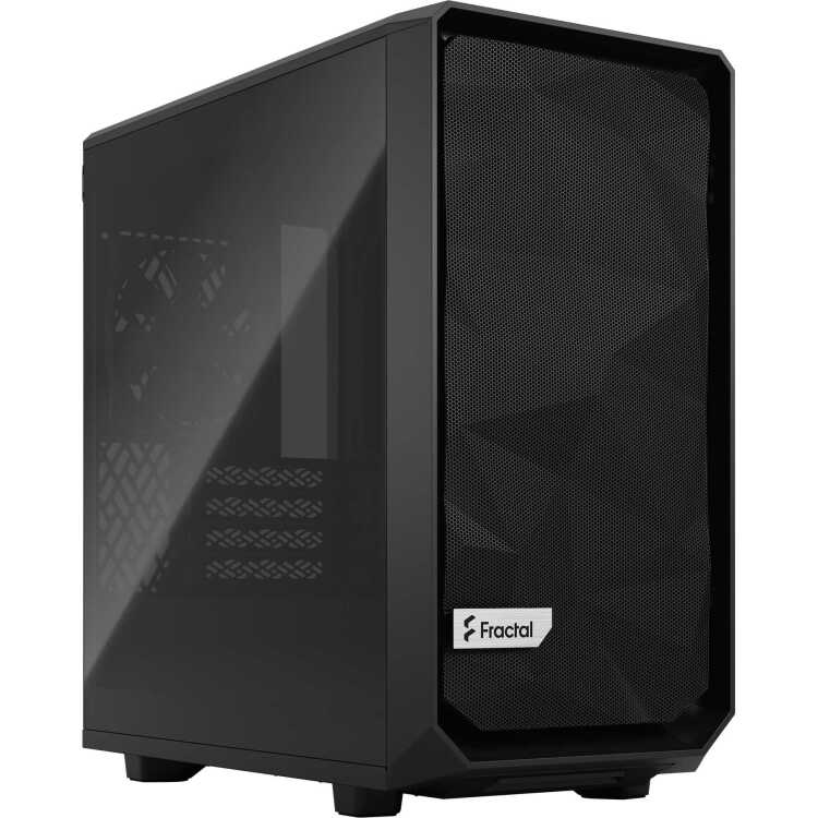 Fractal Design Meshify 2 Mini Black TG Dark Tint tower behuizing USB 3.0 Type-C, Window-kit