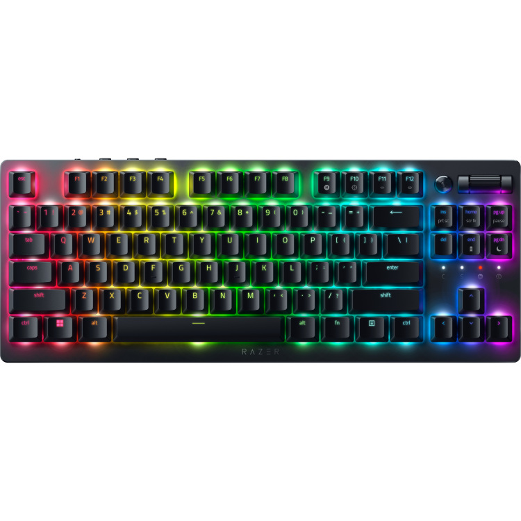 Razer Deathstalker V2 Pro TKL gaming toetsenbord RGB leds, ABS keycaps, Bluetooth