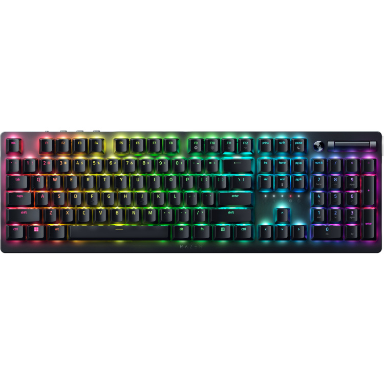 Razer Deathstalker V2 Pro gaming toetsenbord RGB leds, ABS keycaps, Bluetooth