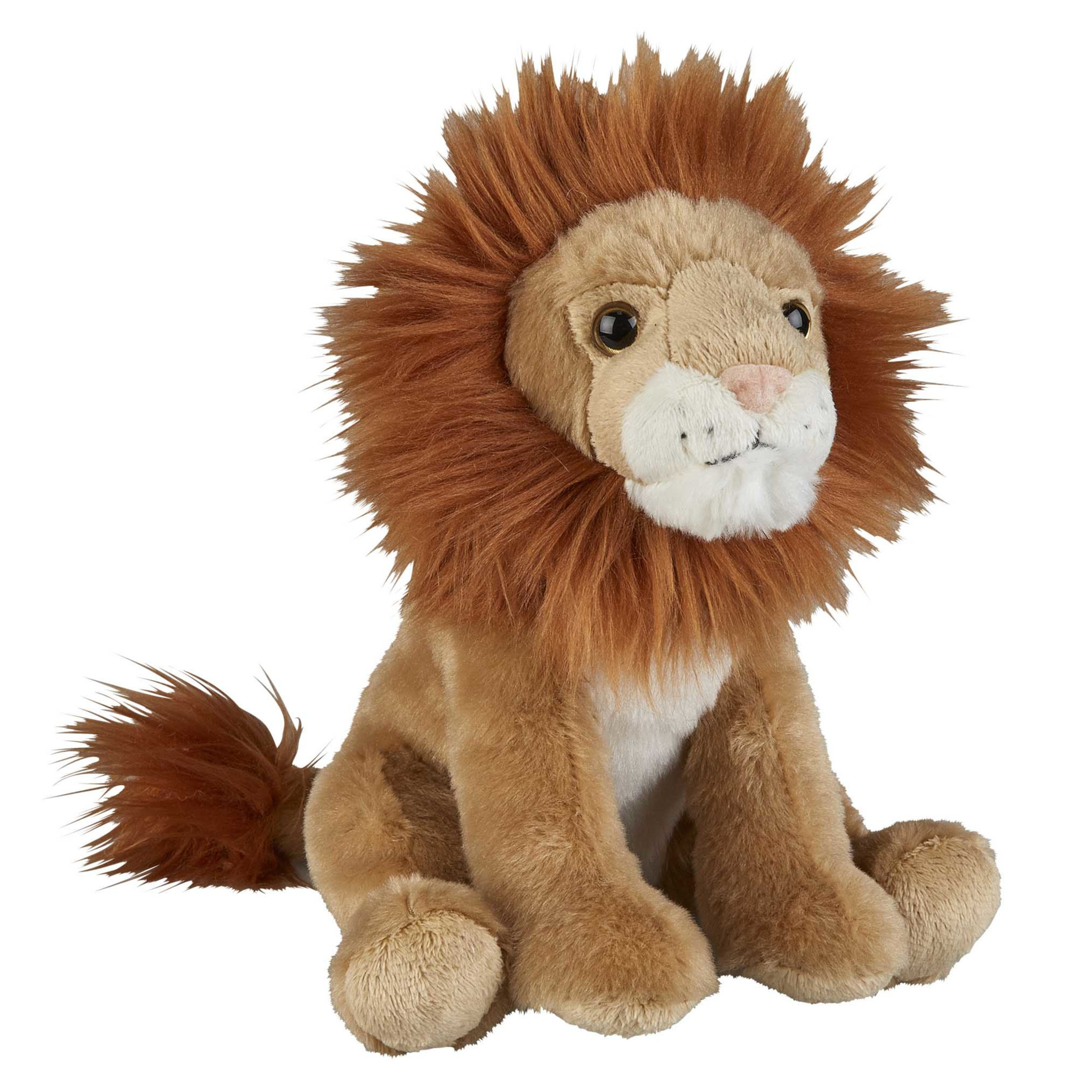 Pluche knuffel dieren Leeuw - 18 cm - Speelgoed Leeuws knuffelbeesten -