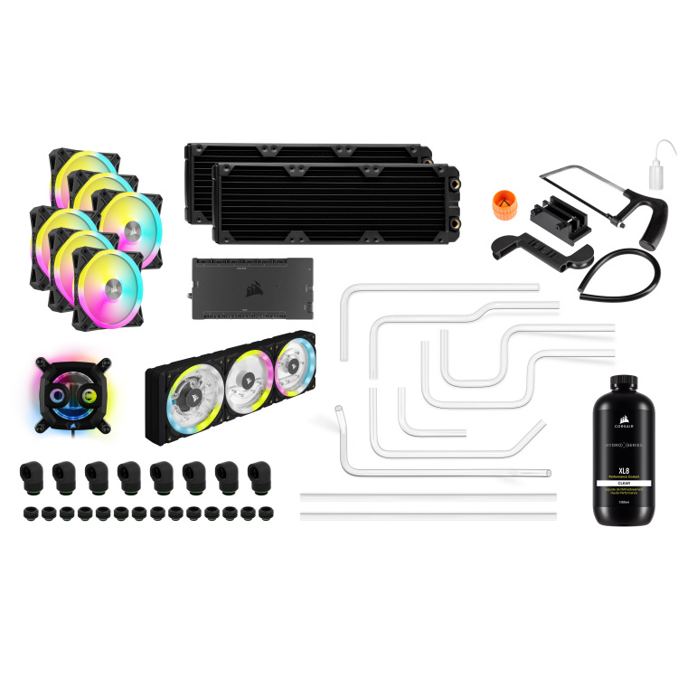 Corsair Hydro X Series iCUE XH5000i RGB PRO Pre-Bent Custom Cooling Kit waterkoeling