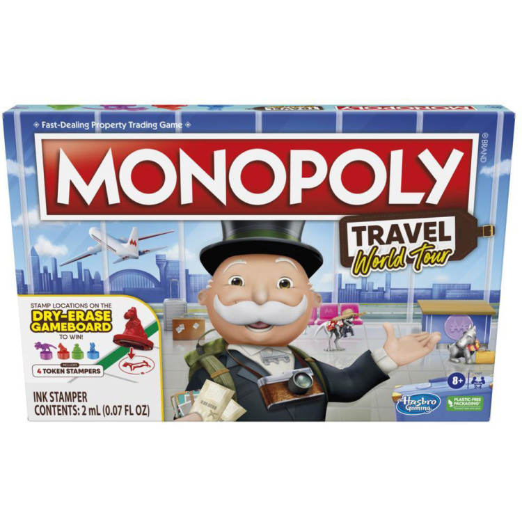 Hasbro Monopoly Wereldreis bordspel