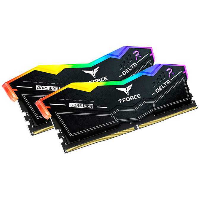 Team Group 32 GB DDR5-6400 Kit werkgeheugen FF3D532G6400HC40BDC01, Delta RGB, XMP 3.0