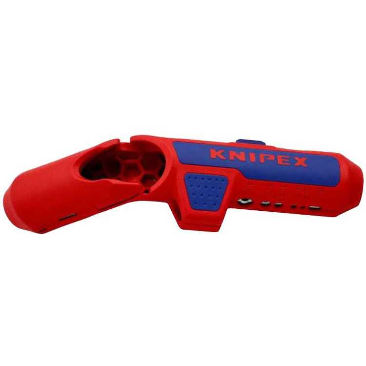 KNIPEX Ergostrip universeel ontmantelingsgereedschap 16 95 02 SB kabelstrip- /ontmantelingsgereedschap links-handig
