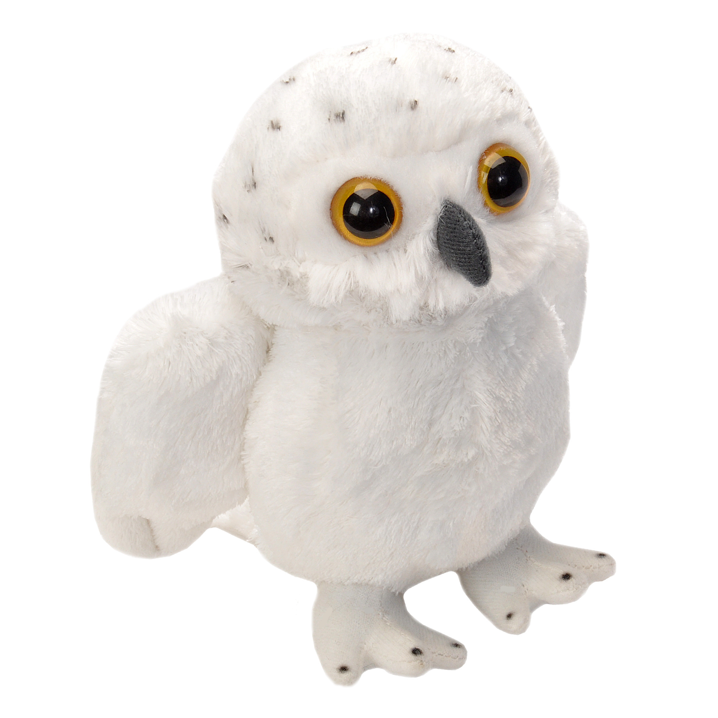 Pluche sneeuwuil knuffel 18 cm - uil knuffeldier -