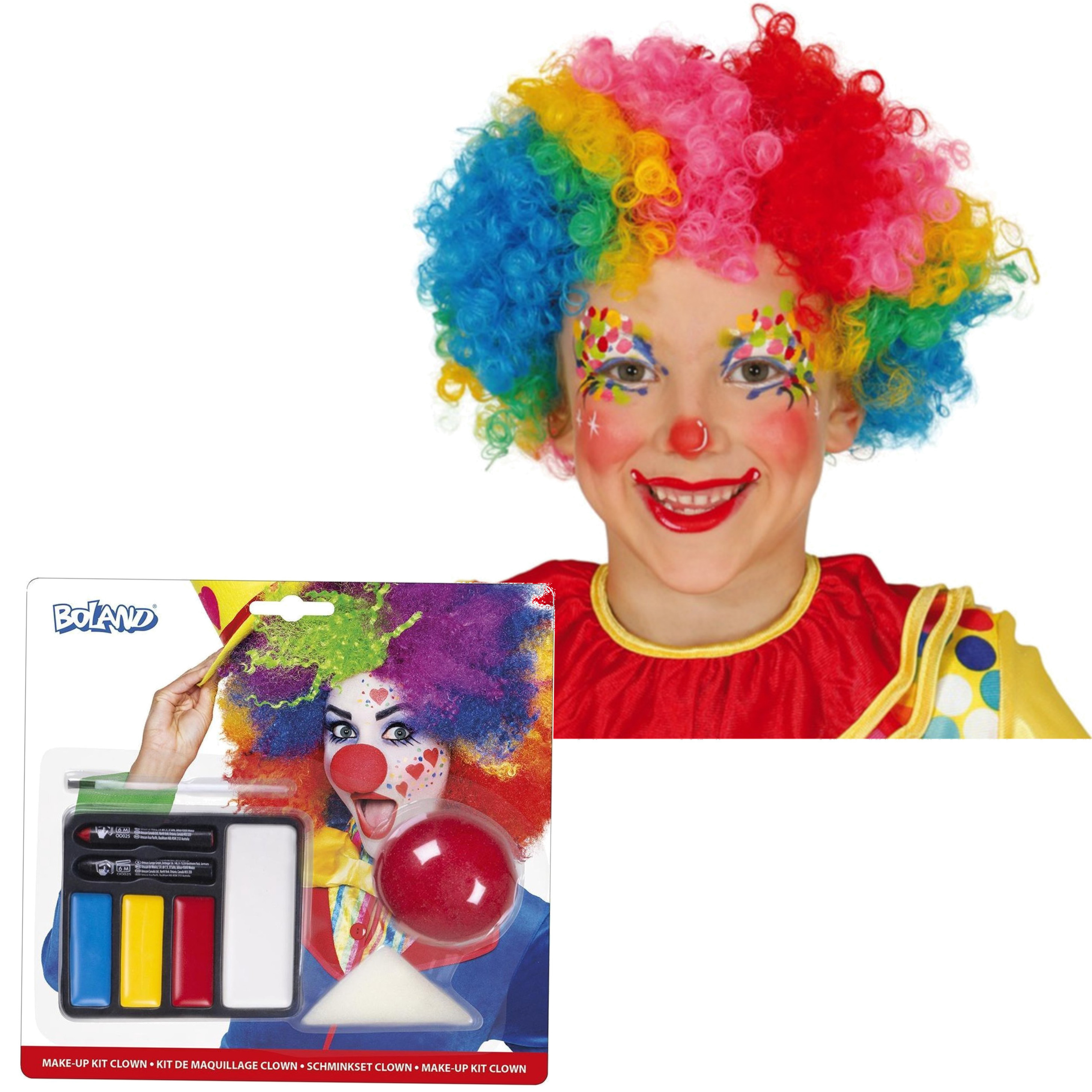 Clown verkleed set compleet voor kinderen -