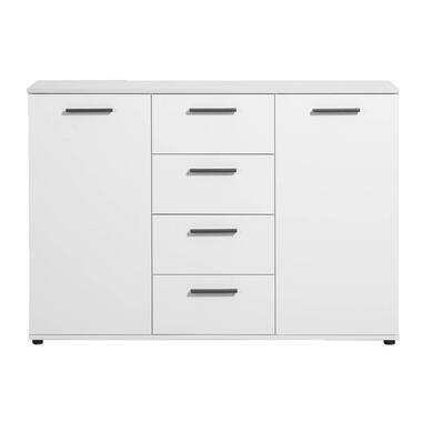 Kast Praag - wit - 85x120x35 cm - Leen Bakker