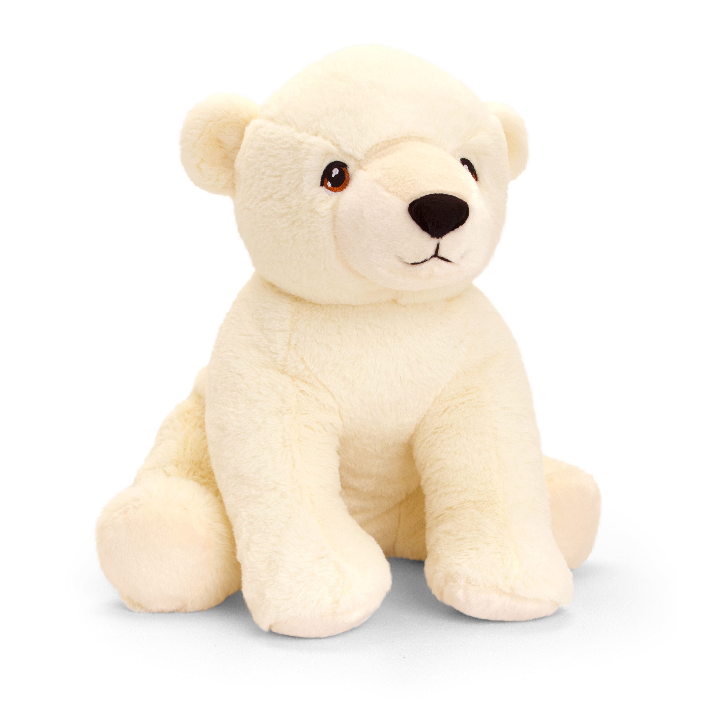 Pluche knuffel dier ijsbeer 35 cm -