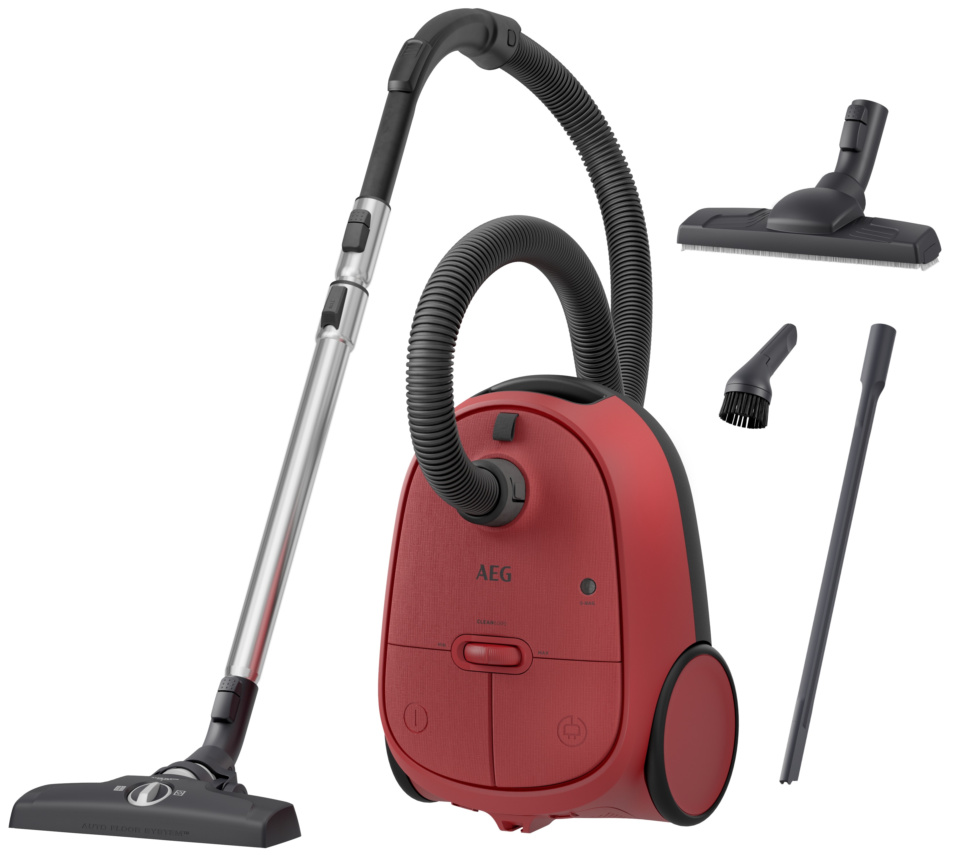 AEG 6000 Clean (AB61C3CR) Stofzuiger met zak Rood