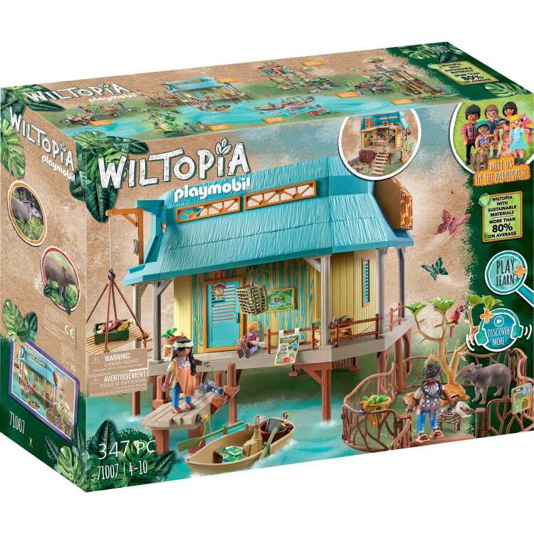 PLAYMOBIL Wiltopia - Dierenverzorgingscentrum constructiespeelgoed 71007