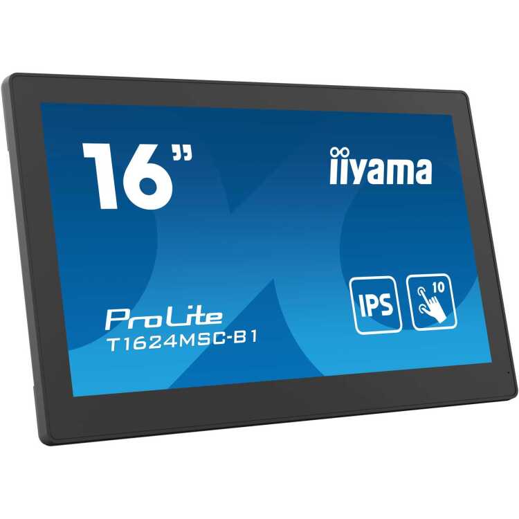 iiyama ProLite T1624MSC-B1 ledmonitor Touch, HDMI, Audio, USB