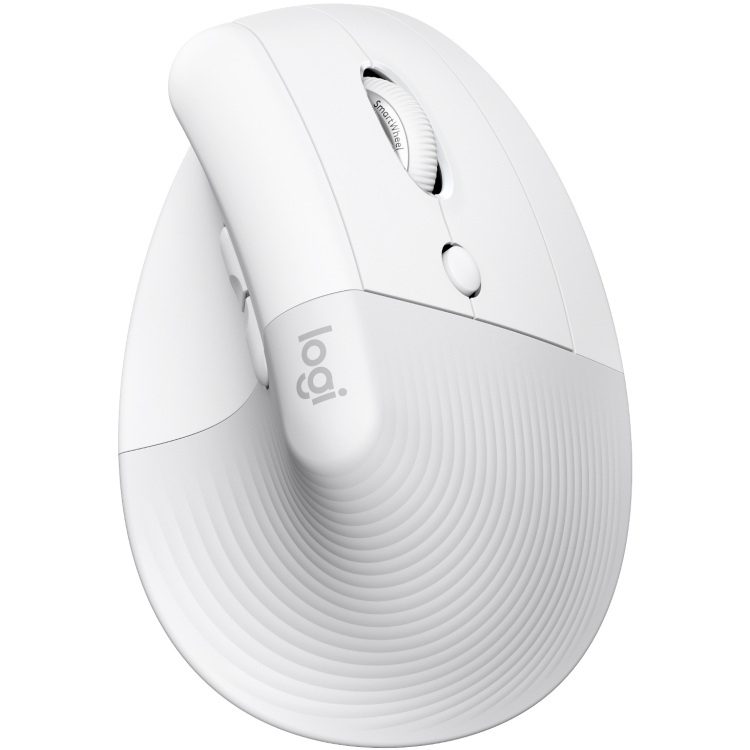 Logitech Lift voor Mac Verticale Ergonomische Muis muis 400 - 4000 dpi, Bluetooth Low Energy