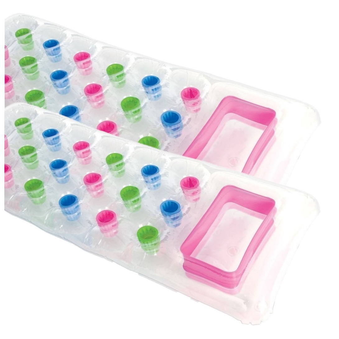 Multipak van 2x stuks opblaasbaar luchtbed Intex 188 x 71 cm -