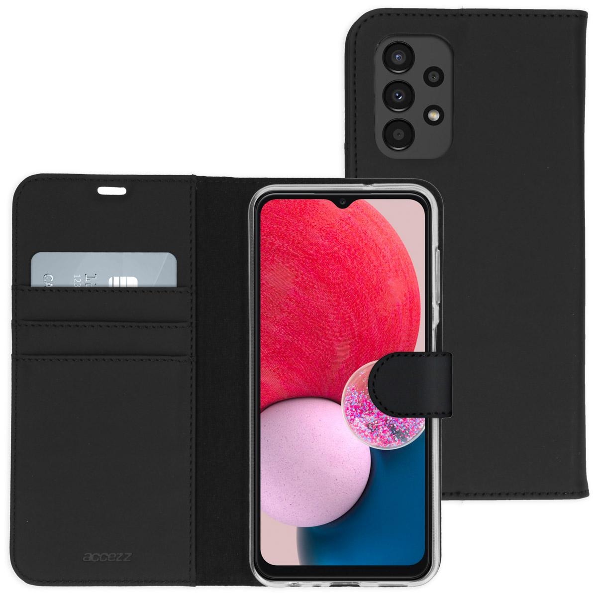Accezz Wallet Case voor Samsung Galaxy A13 (4G) Telefoonhoesje Zwart