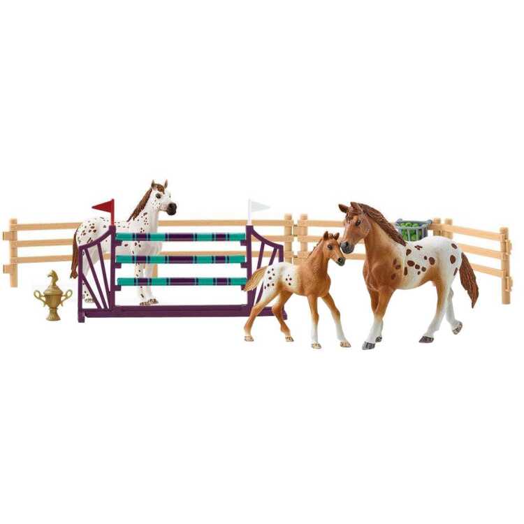 Schleich Horse Club - Lisa's toernooitraining speelfiguur 42433