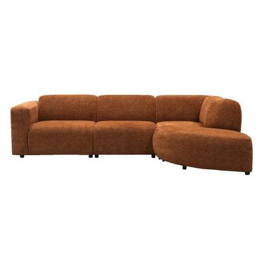 UMIX hoekbank Astoria Voster - terracotta - Leen Bakker