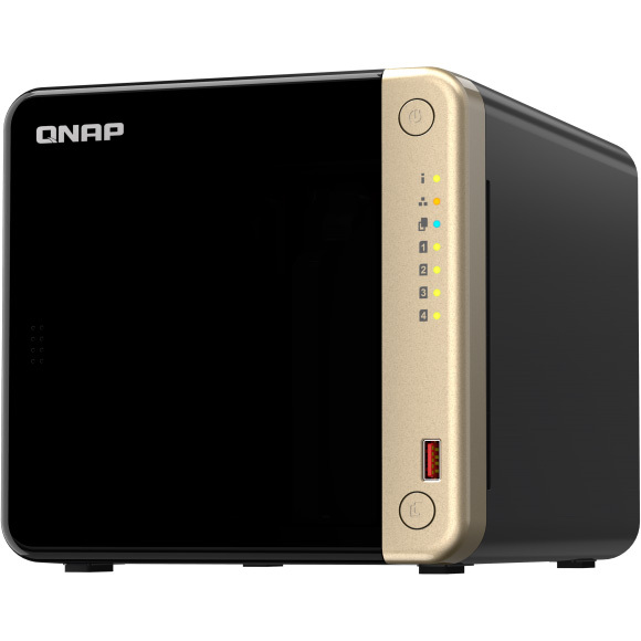 QNAP TS-464-4G 2x LAN, USB 2.0, USB 3.0, HDMI