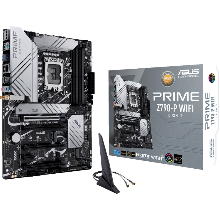ASUS PRIME Z790-P WIFI moederbord RAID, 2.5Gb-LAN, WLAN, BT, Sound, ATX