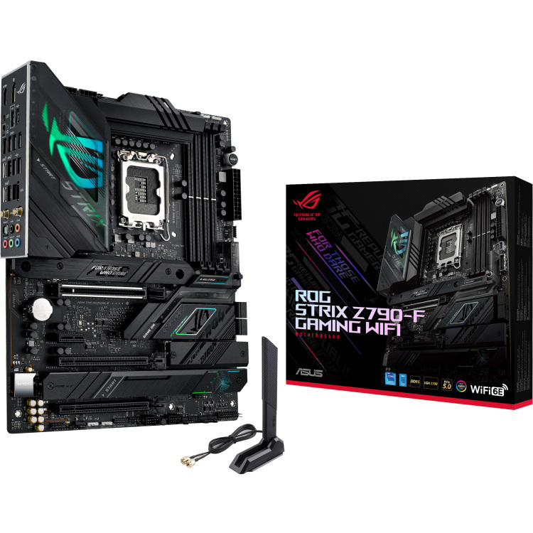 ASUS ROG STRIX Z790-F GAMING WIFI moederbord RAID, 2.5Gb-LAN, WLAN, BT, Sound, ATX