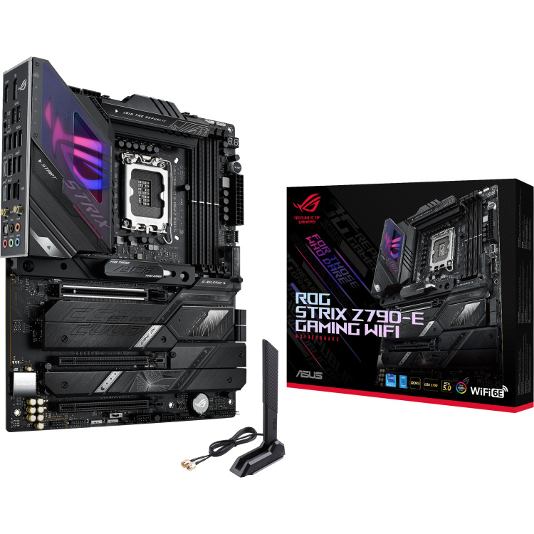 ASUS ROG STRIX Z790-E GAMING WIFI moederbord RAID, 2.5Gb-LAN, WLAN, BT, Sound, ATX