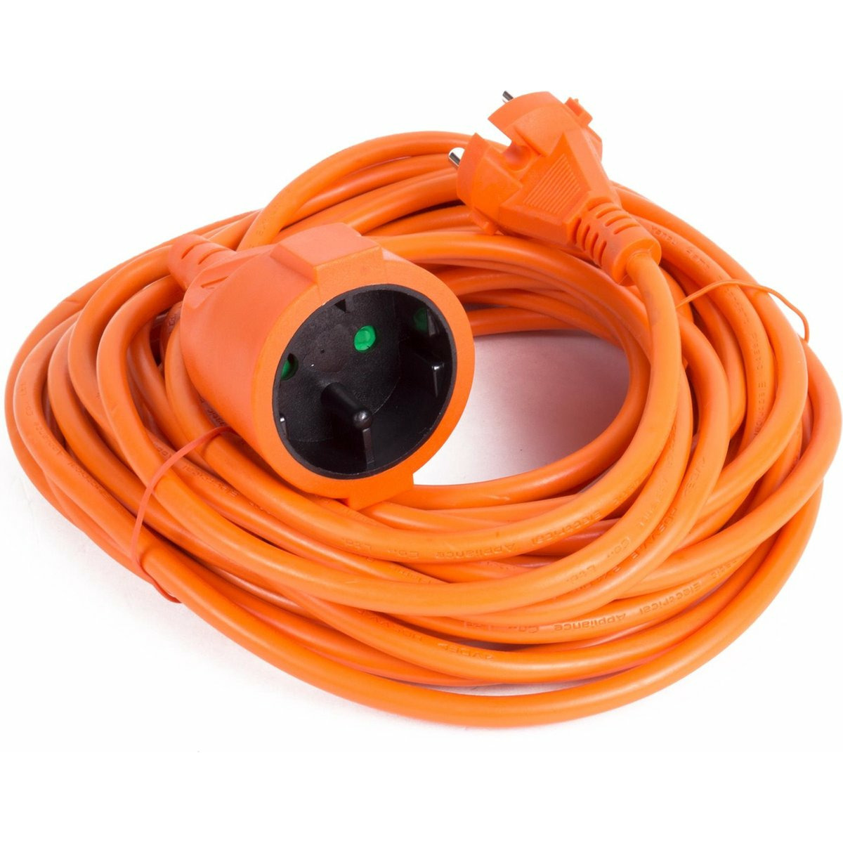 Benson Verlengsnoer/verlengkabel oranje 10 meter -