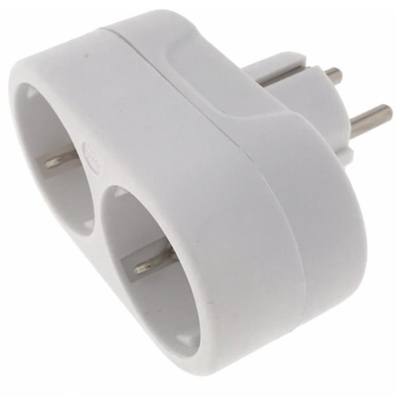 Benson stopcontact splitter duo wit -